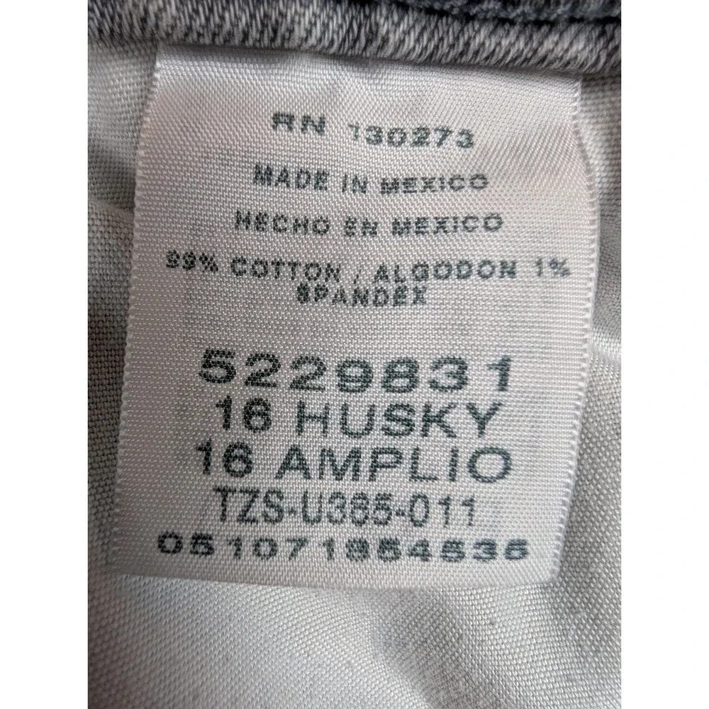 Lee Premium Jeans Girls Juniors Size 16‎ Husky  Gray